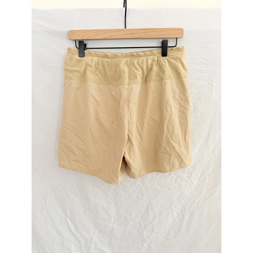 The North Face Lightrange Shorts Mens Tan Perforated Running Athletic Medium